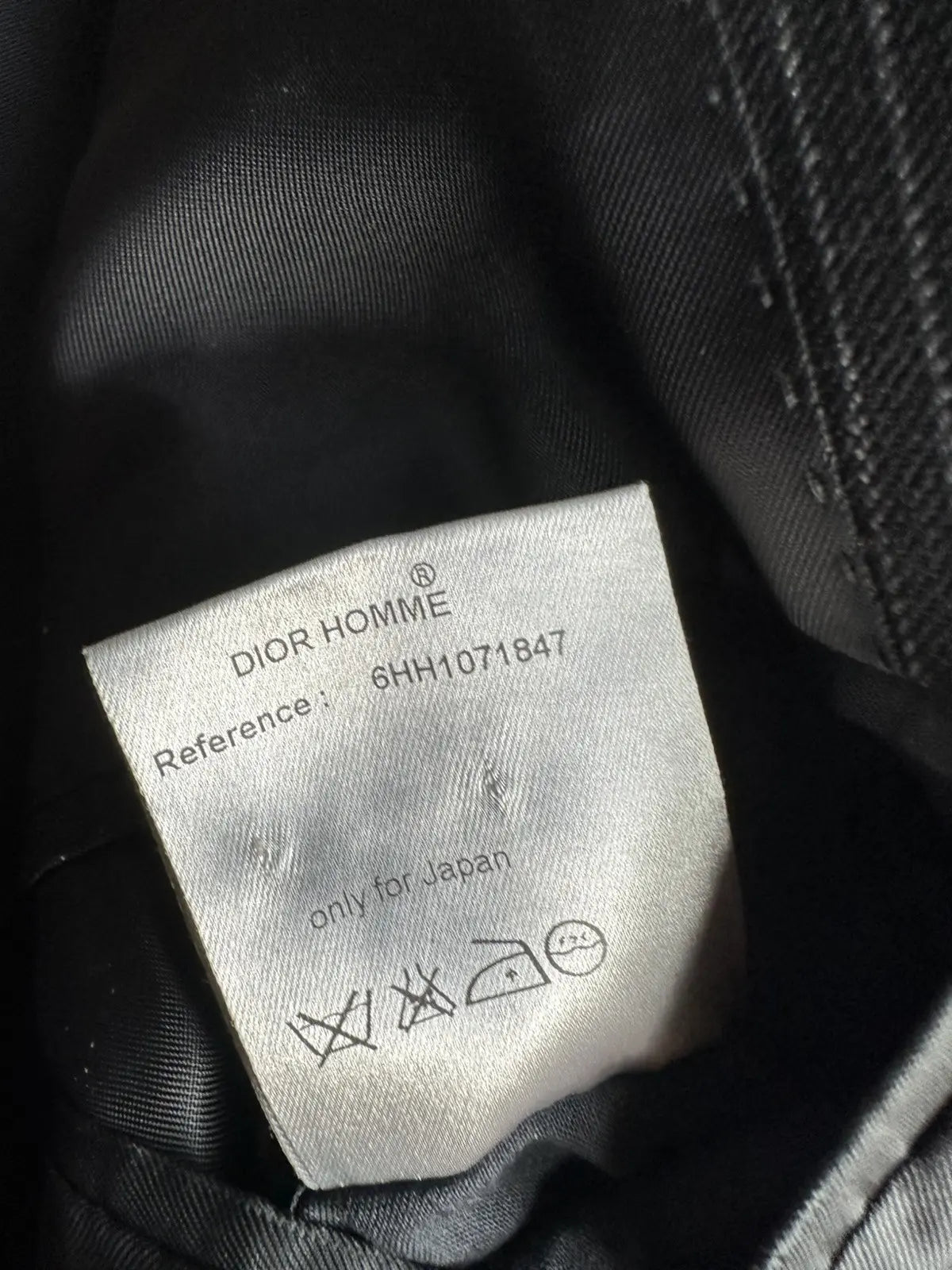 Dior Homme AW06 “These grey days” pinstriped peak lapel blazer