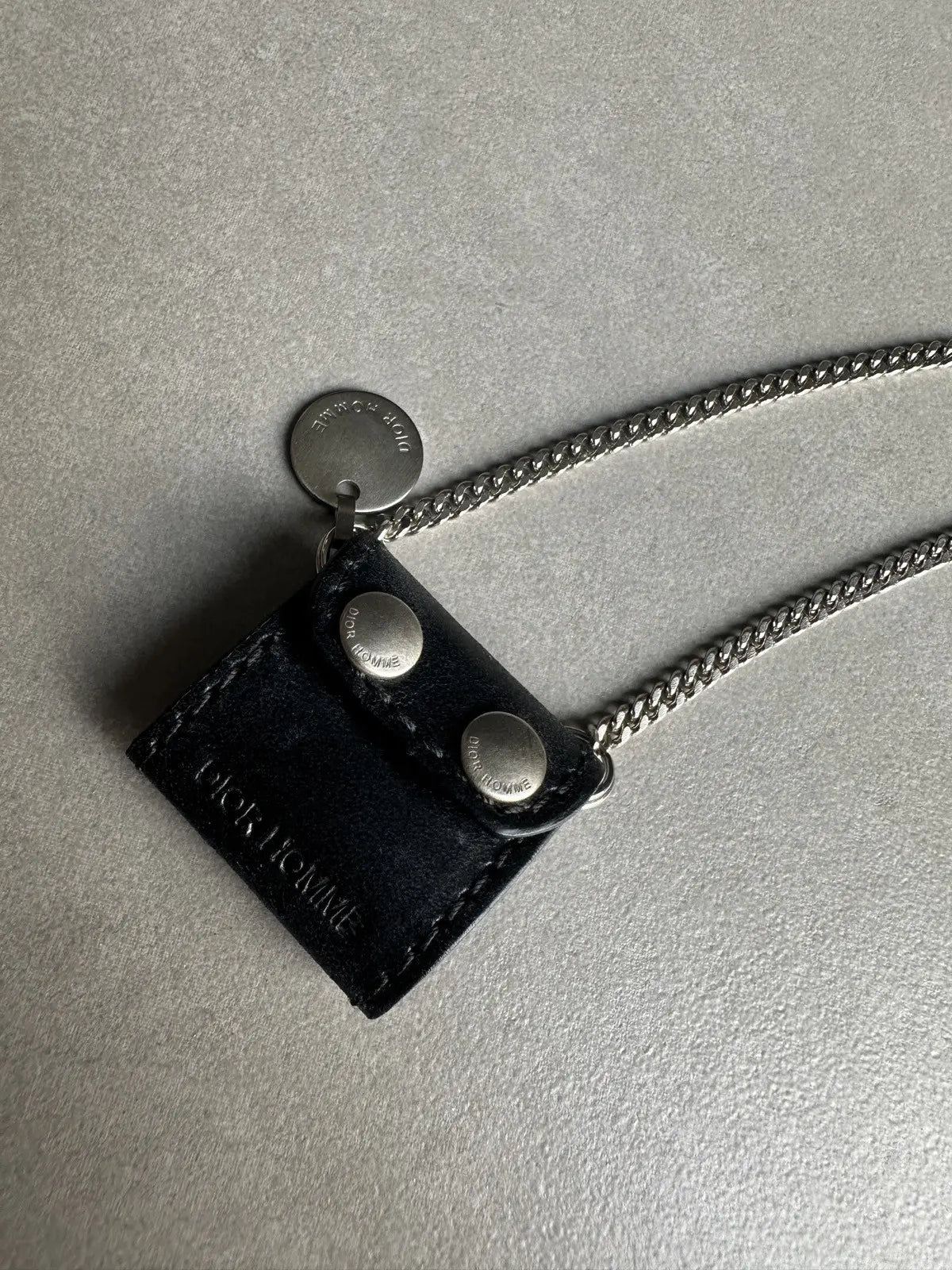 Dior Homme SS06 leather pouch/wallet chain
