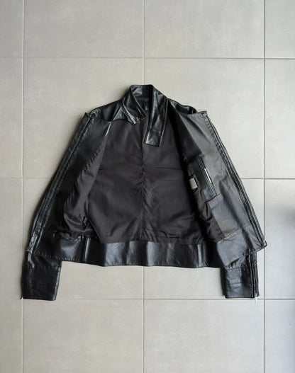 Dior Homme SS02 “Red/Boys don’t cry” lambskin moto jacket