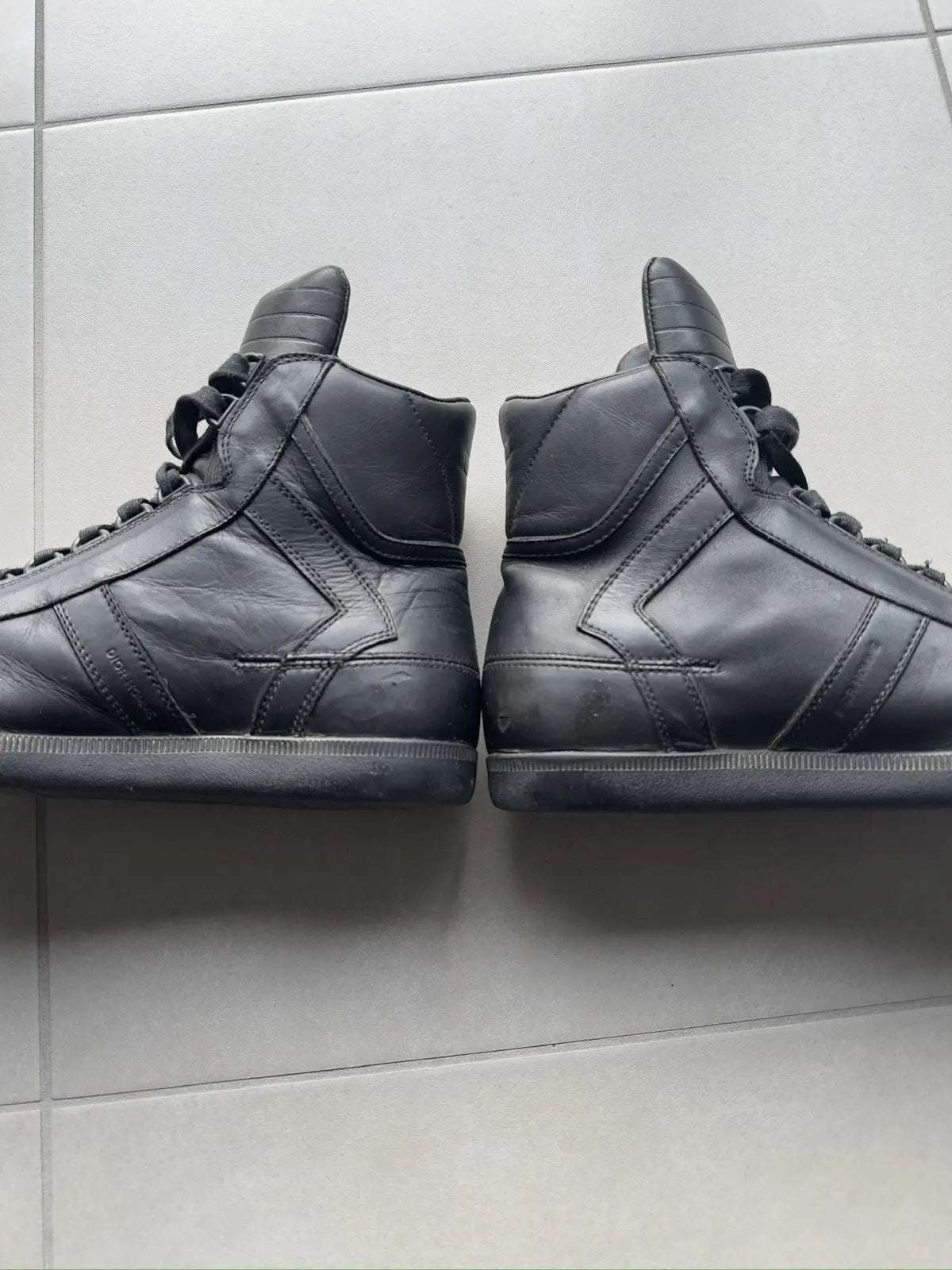 Dior Homme SS04 “Strip” high-top sneakers