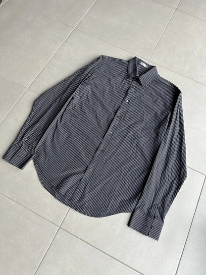 Dior Homme AW06 "These grey days" striped button up shirt