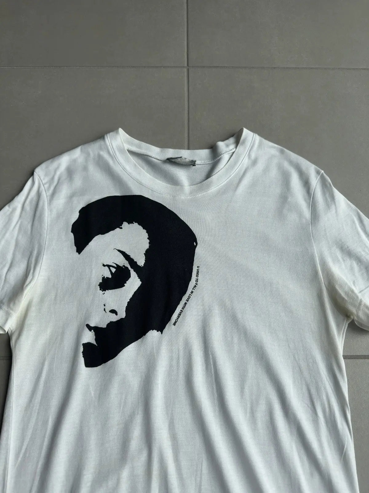 Dior Homme SS06 U Used to Fall in Love with Everyone t-shirt