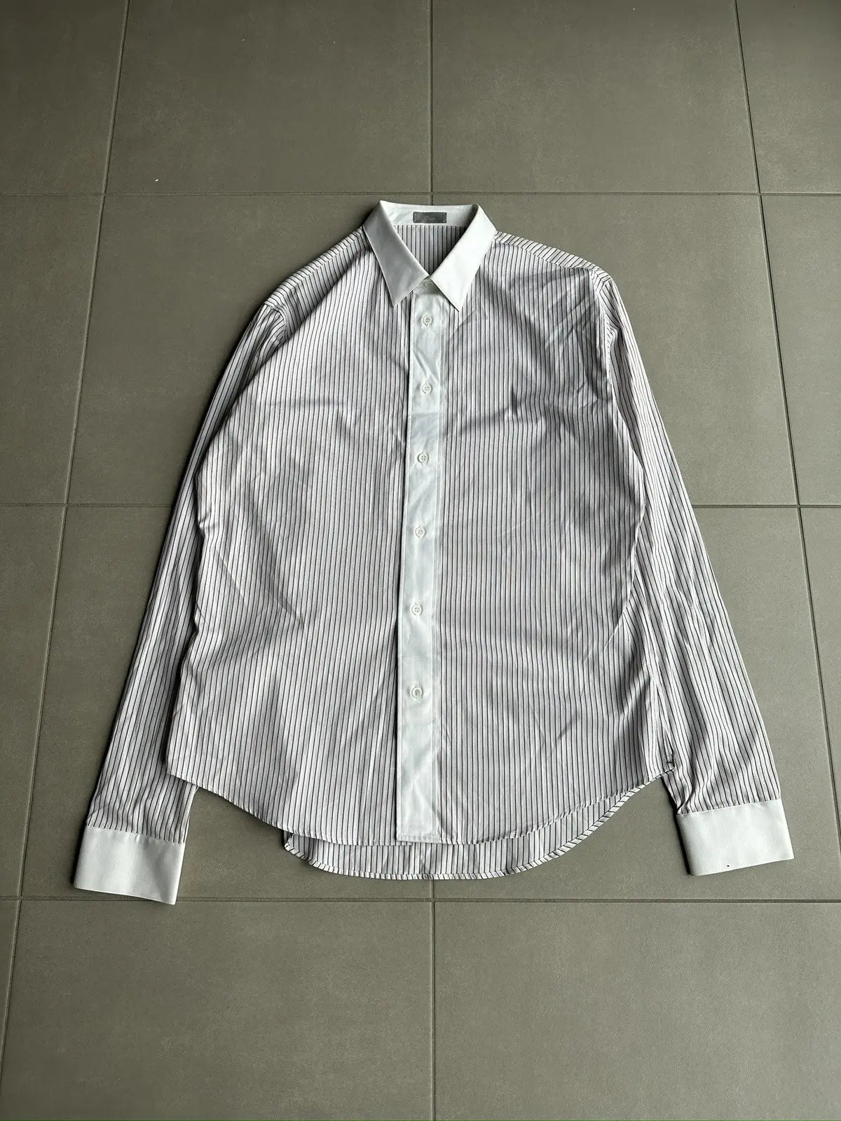 BNWT Dior Homme AW04 “VOTC” striped button up shirt