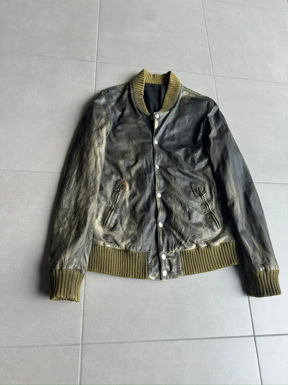 Balmain Homme SS10 Leather Bomber/Teddy jacket