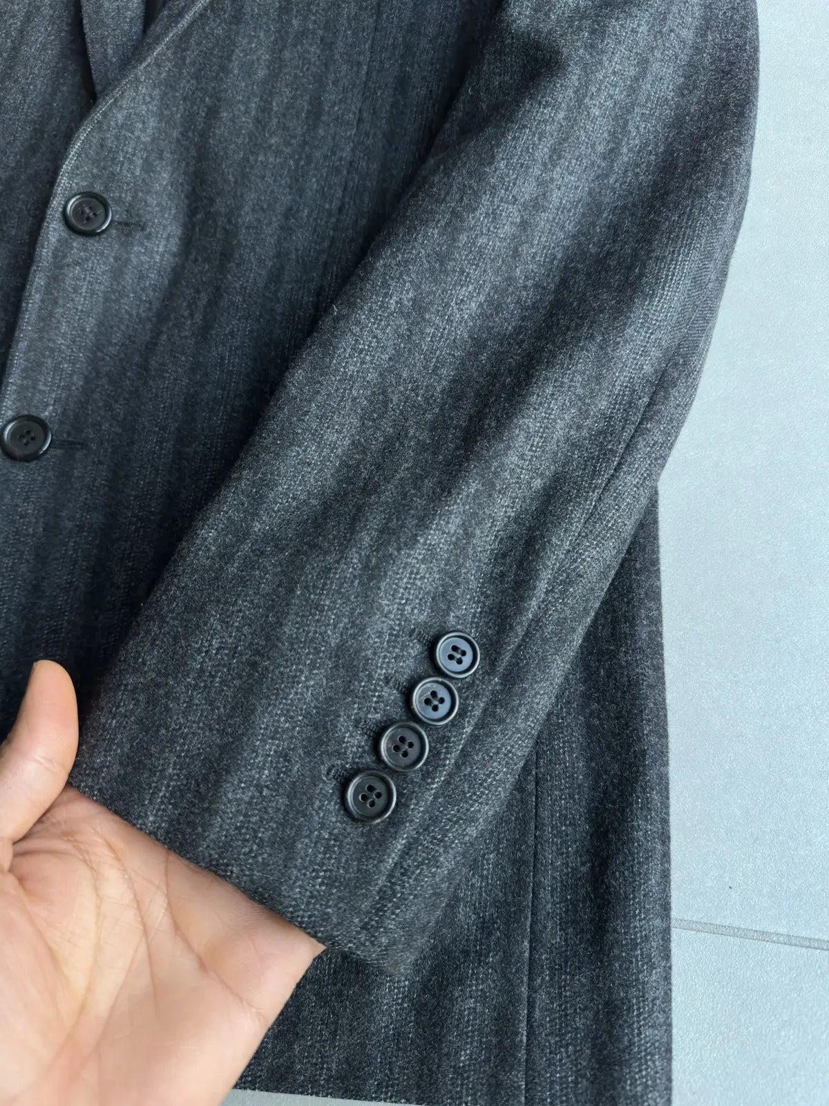 Dior Homme AW07 “Navigate” chalk pinstriped blazer