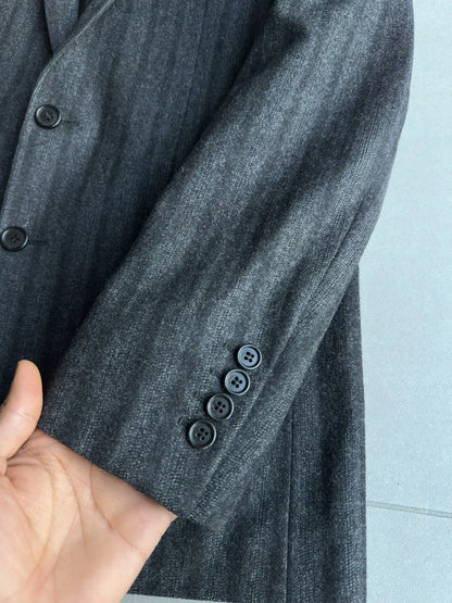 Dior Homme AW07 “Navigate” chalk pinstriped blazer