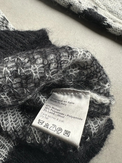 Dior Homme AW07 “Navigate” mohair knit sweater