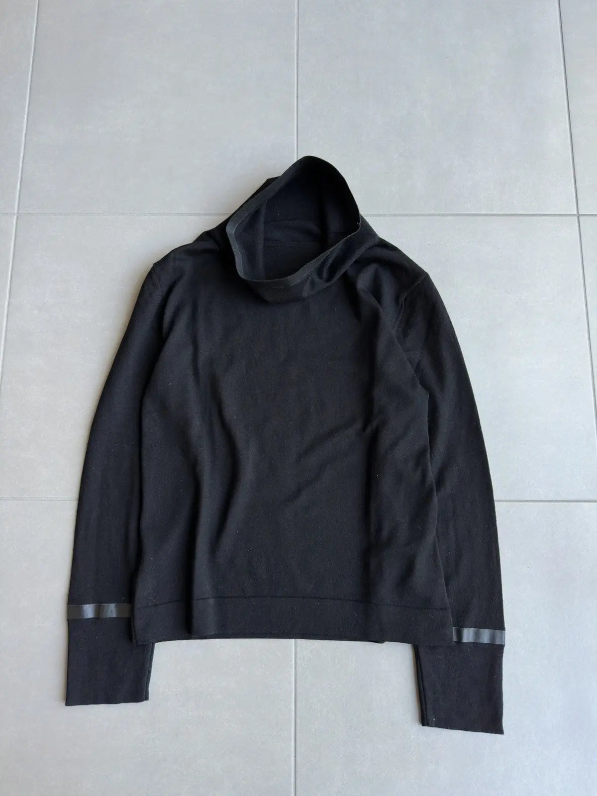 Dior Homme AW03 “Luster” waxed loose high neck sweater