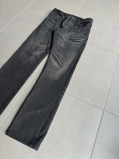Dior Homme by Hedi Slimane whiskered black jeans