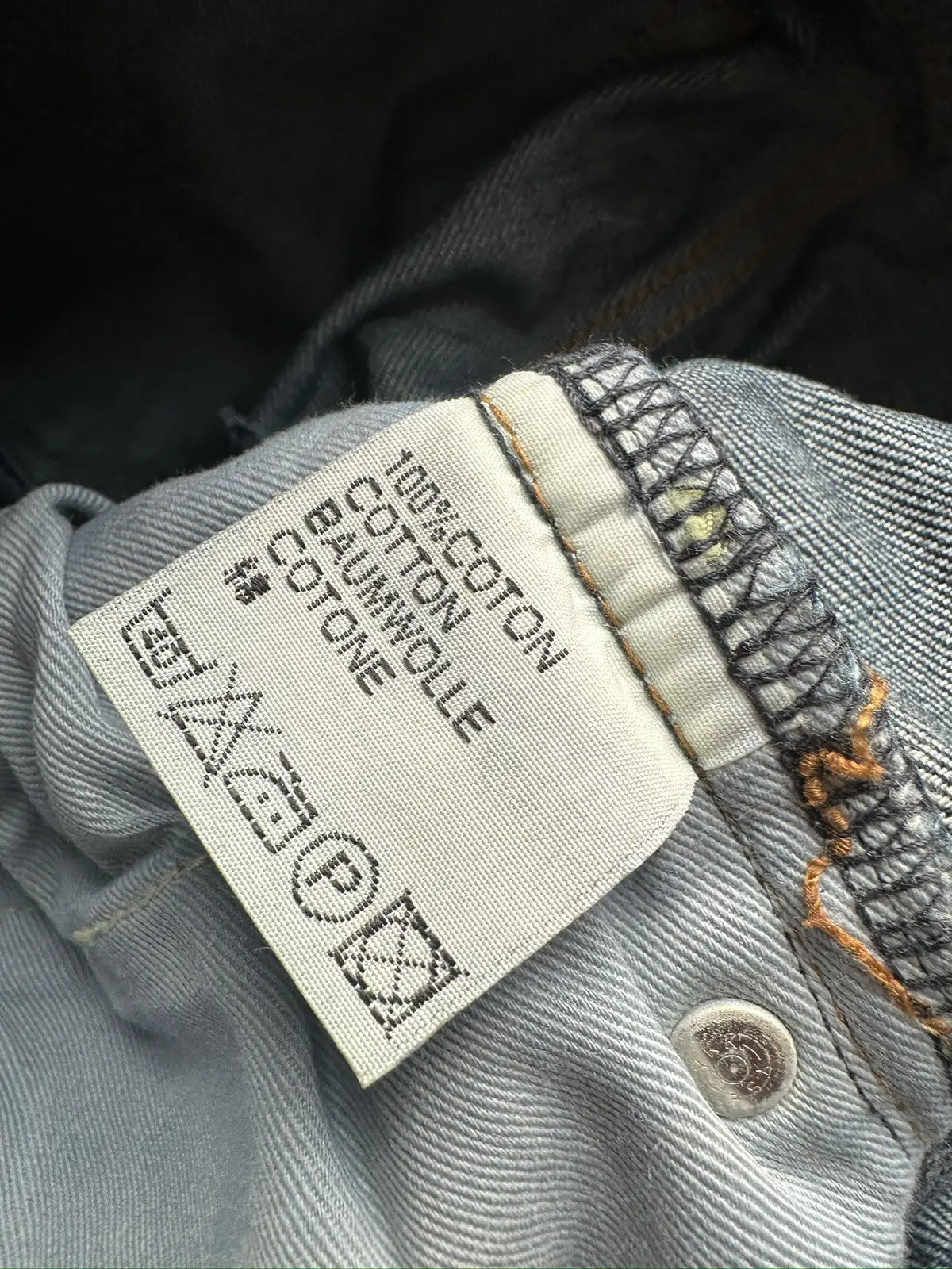 Dior homme AW07 “Navigate” raw MIJ jeans