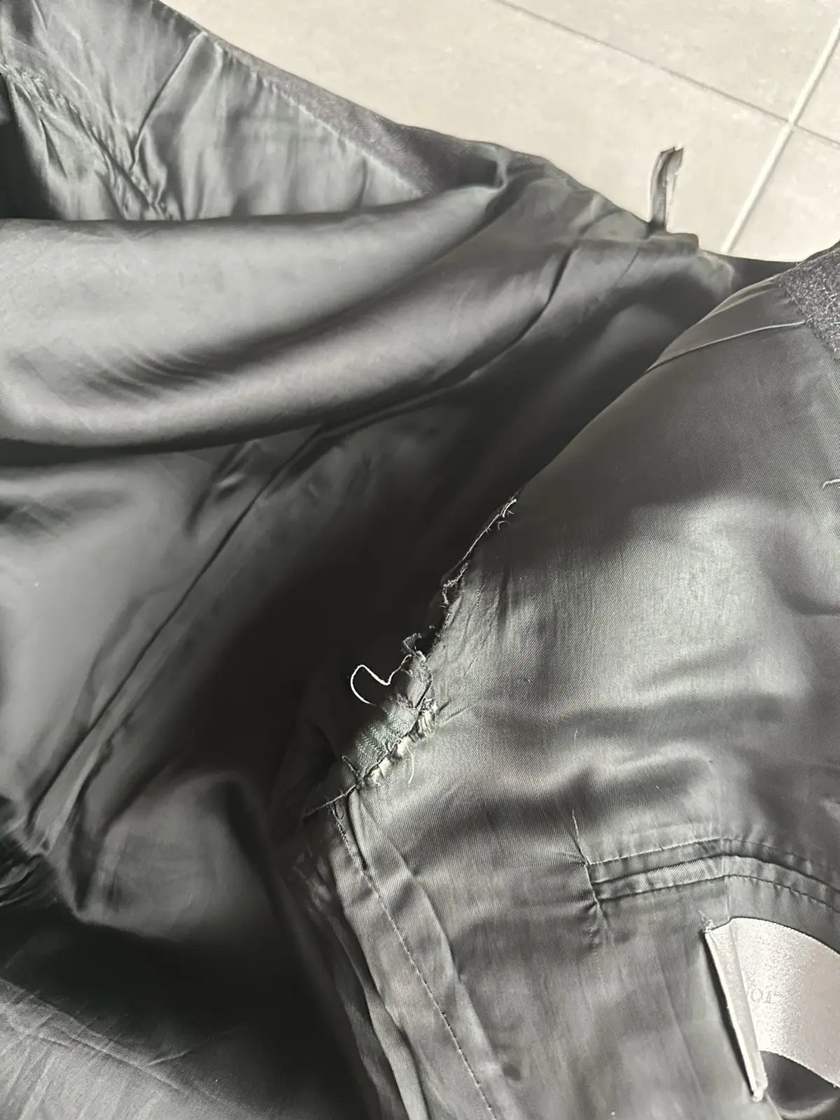 Dior Homme AW03 “Luster” wool long coat