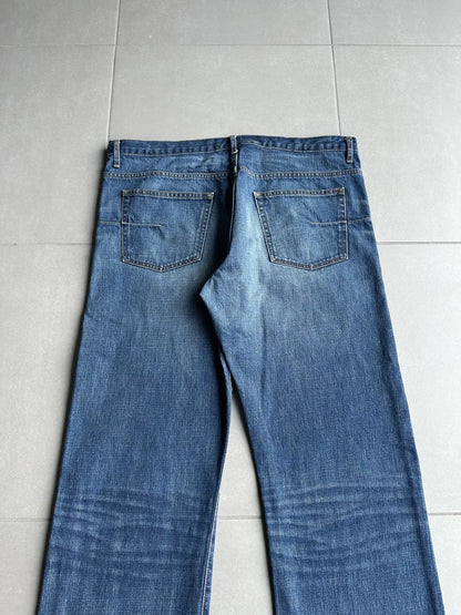 Dior Homme AW06 washed blue clawmark jeans