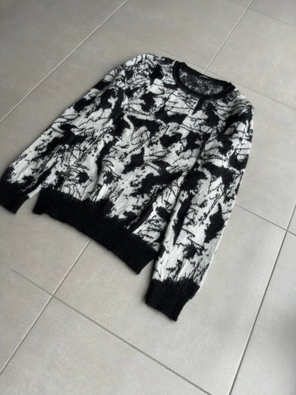 Dior Homme AW07 “Navigate” mohair knit sweater