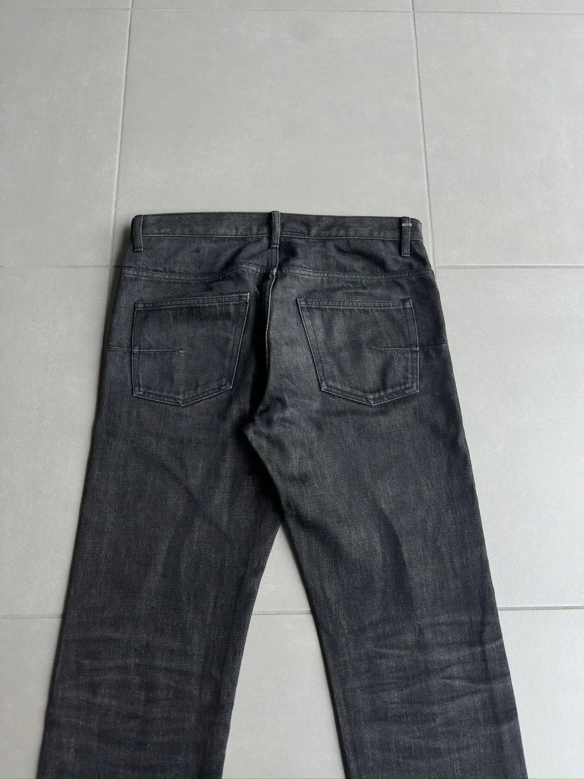 Dior Homme AW07 “Navigate” charcoal black MIJ denim