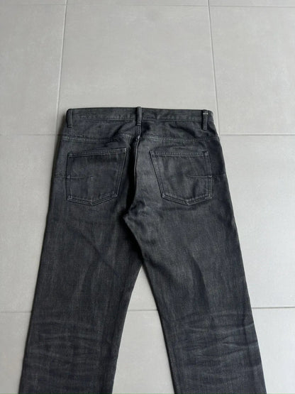 Dior Homme AW07 “Navigate” charcoal black MIJ denim