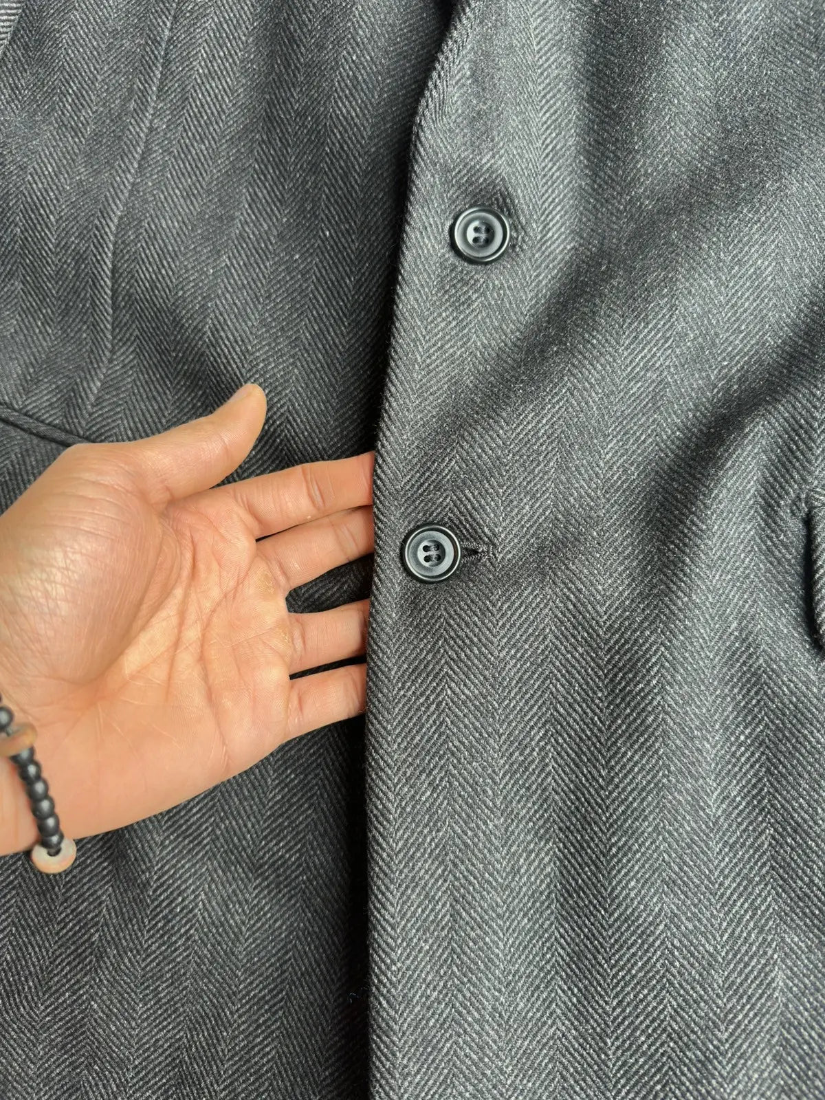 Dior Homme AW03 “Luster” wool long coat