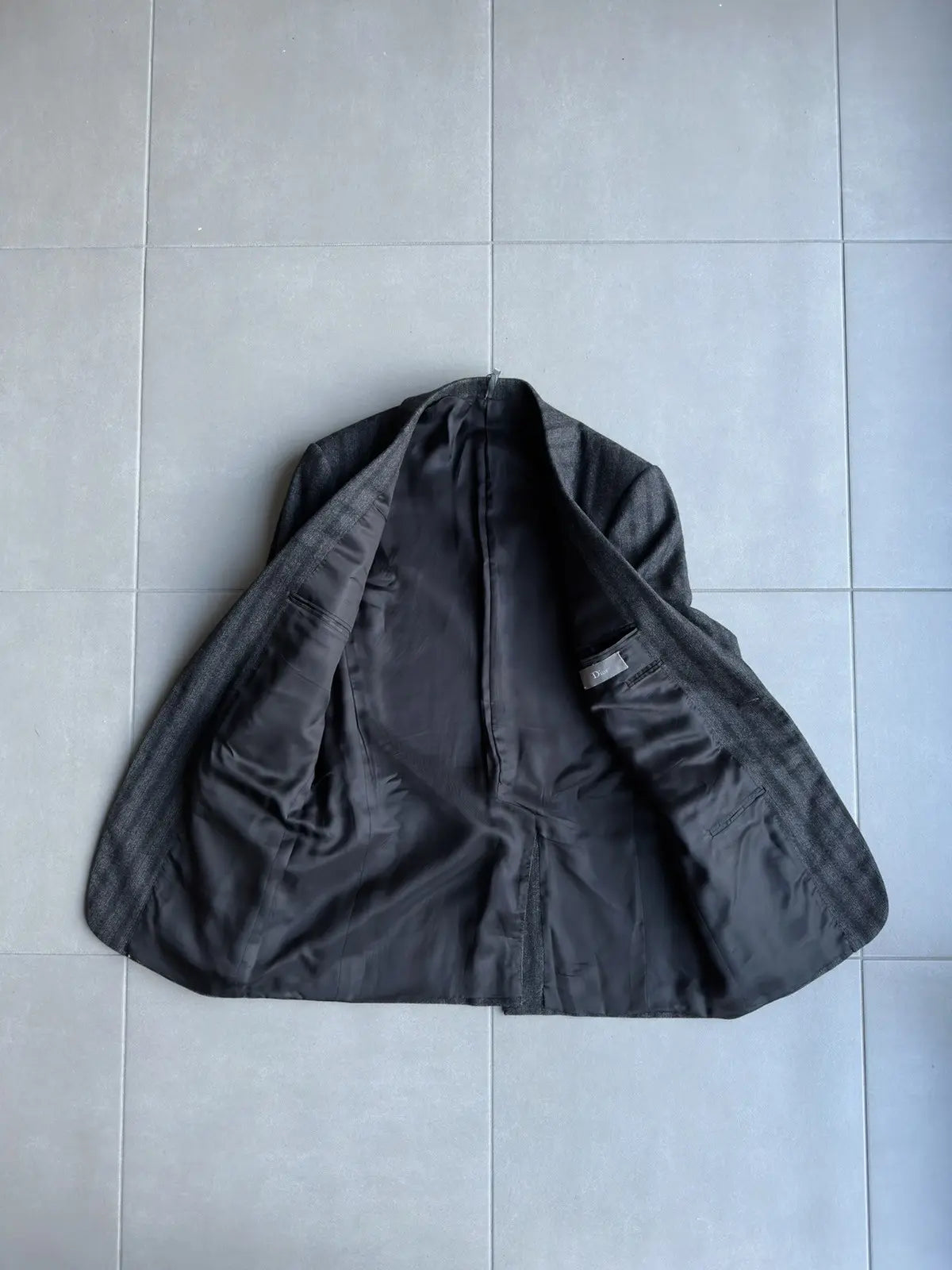 Dior Homme AW07 “Navigate” chalk pinstriped blazer