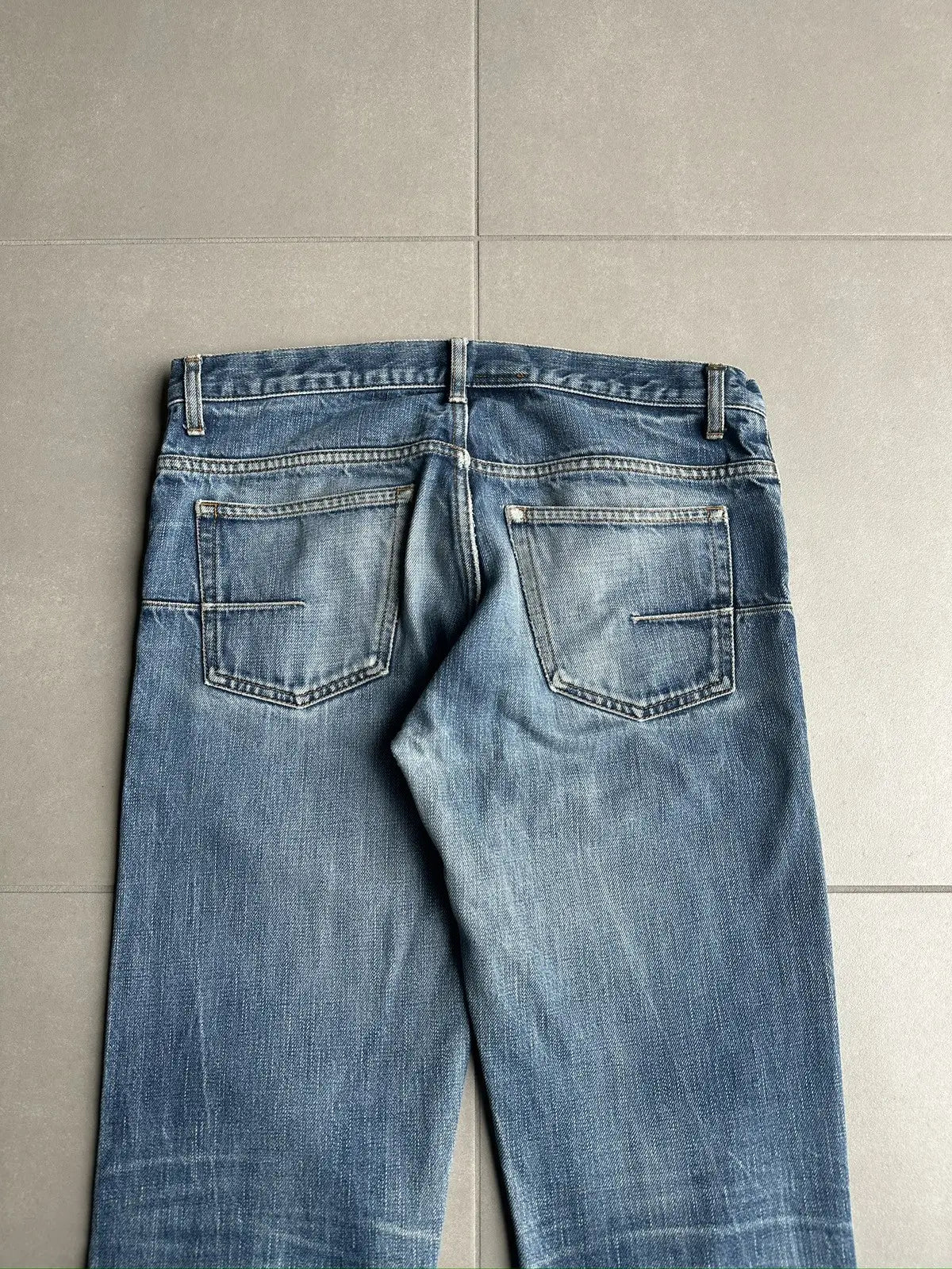 Dior Homme AW07 “Navigate” washed raw jeans