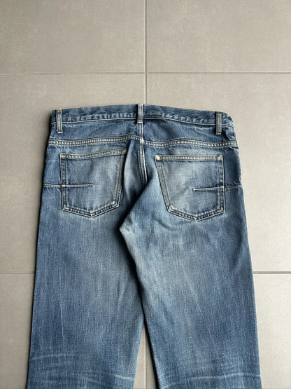 Dior Homme AW07 “Navigate” washed raw jeans