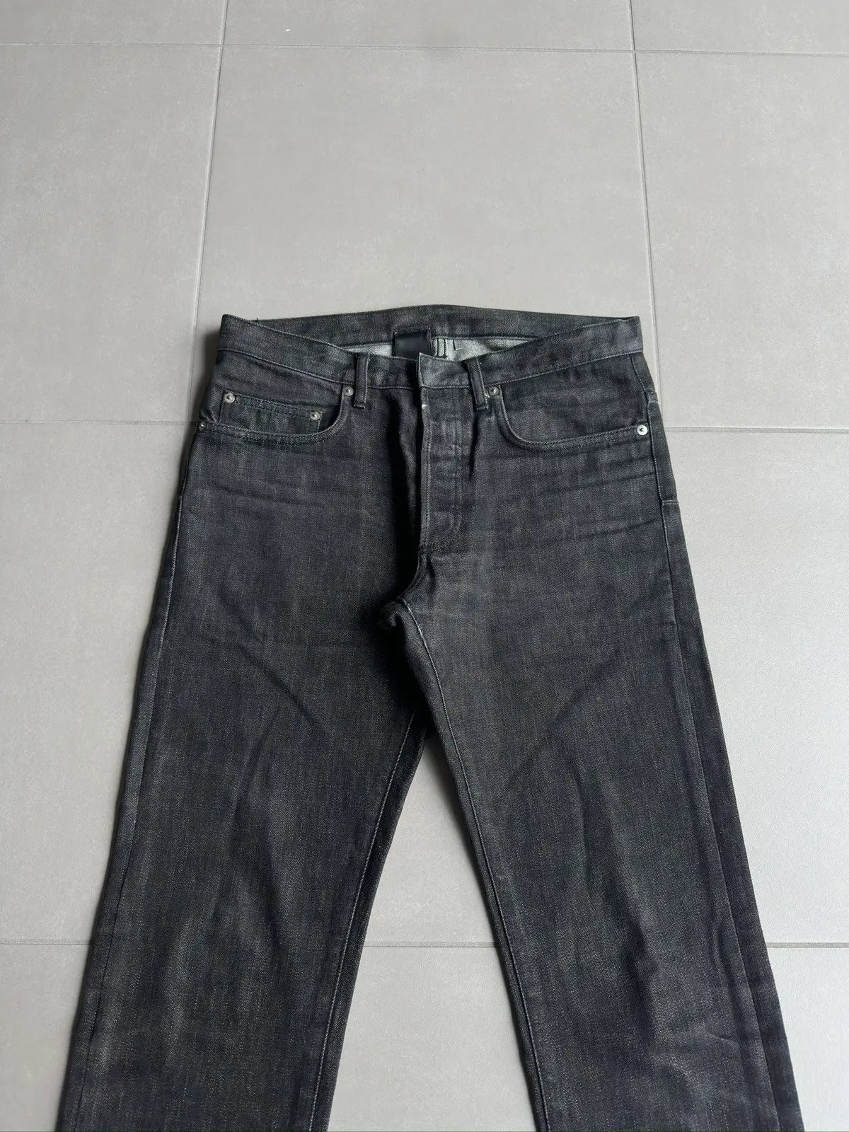 Dior Homme AW07 “Navigate” charcoal black MIJ denim
