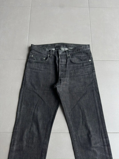 Dior Homme AW07 “Navigate” charcoal black MIJ denim