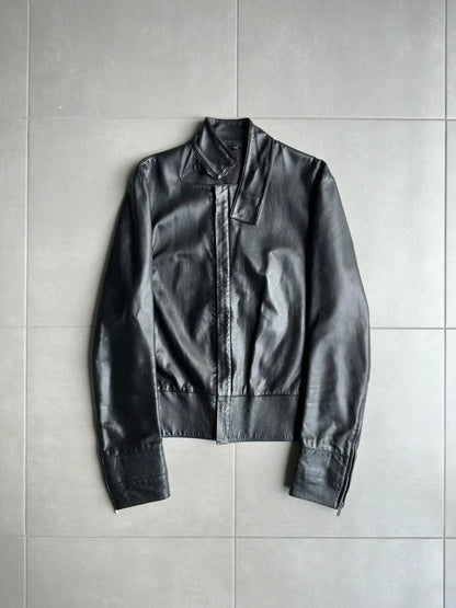 Dior Homme SS02 “Red/Boys don’t cry” lambskin moto jacket
