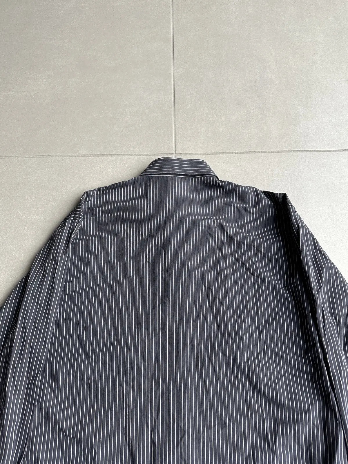 Dior Homme AW06 "These grey days" striped button up shirt