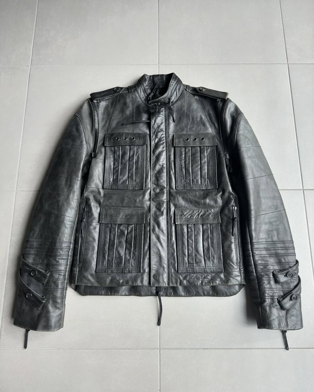 Dior Homme AW03 “Luster” Leather M65 jacket – zentemple