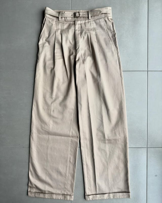 Dior Homme sample SS07 “we look good together” wide trousers